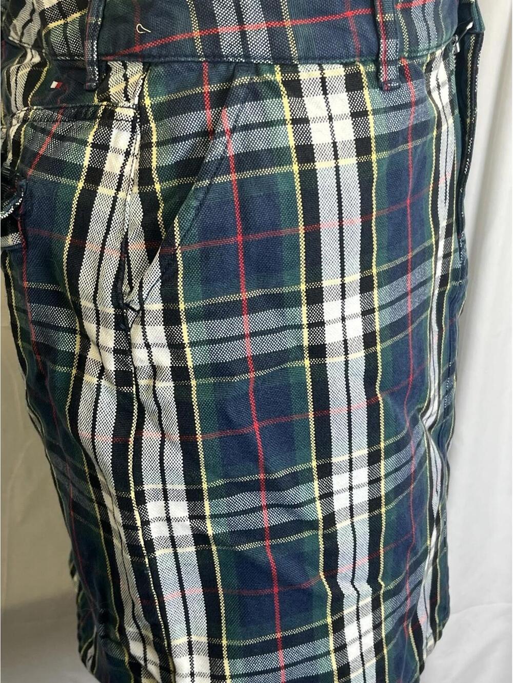 Tommy Hilfiger Jeans Classic Tartan Plaid Skirt With 5 Pockets VTG Sz 6 EUC Y2K - Picture 4 of 9